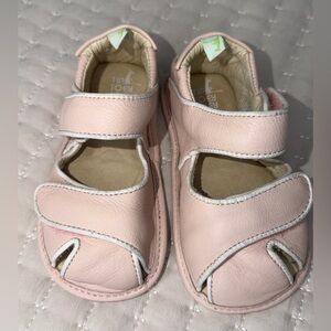 Tip Toey Joey Peppy Light Pink Soft Sole Leather Baby/toddler Sandal Shoe Sz 8